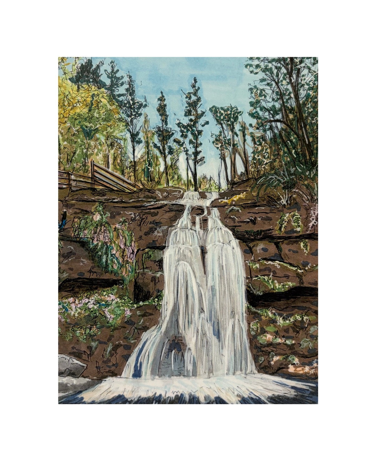Glenbarrow Waterfall